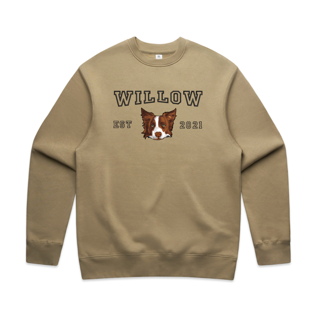 Varsity Printed Crewneck ๐พ