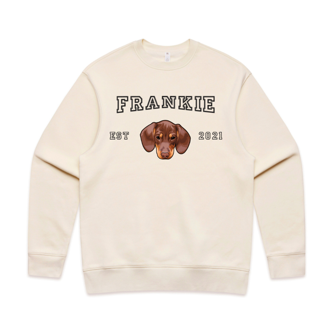 Varsity Printed Crewneck ๐พ