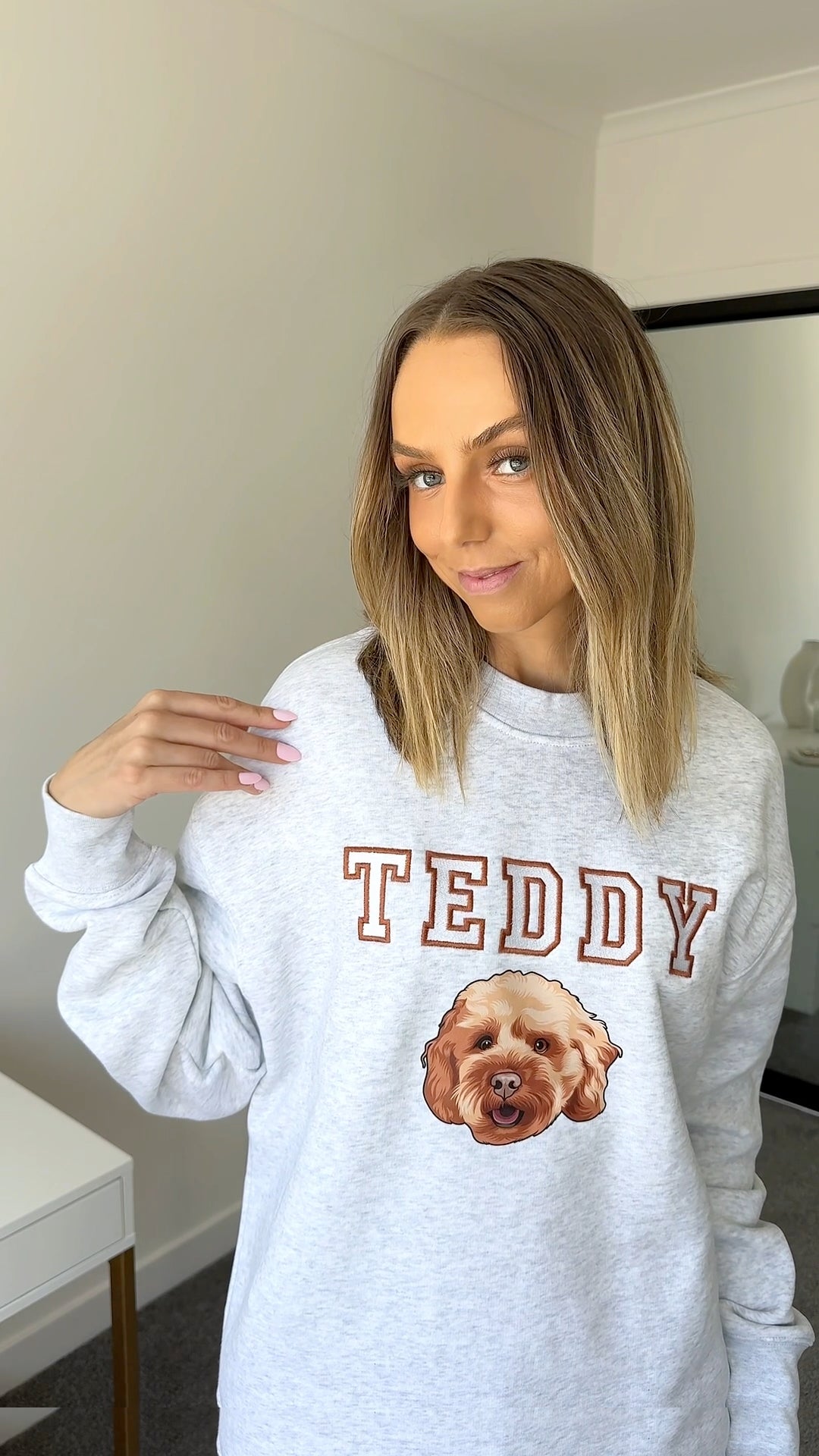 Varsity Printed Crewneck ๐พ