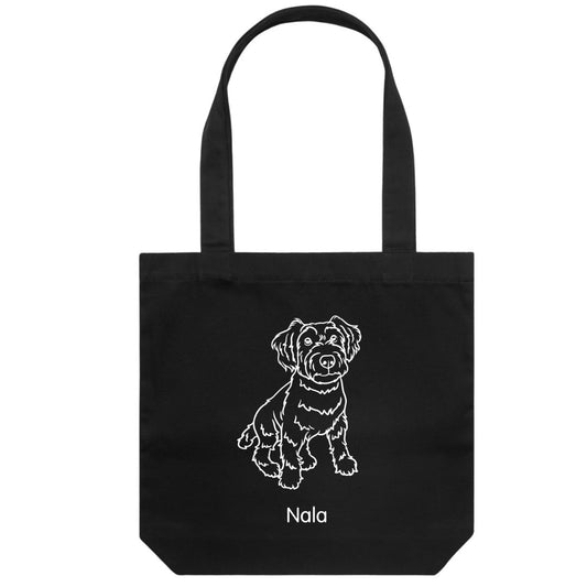 Outline Print Tote Bag