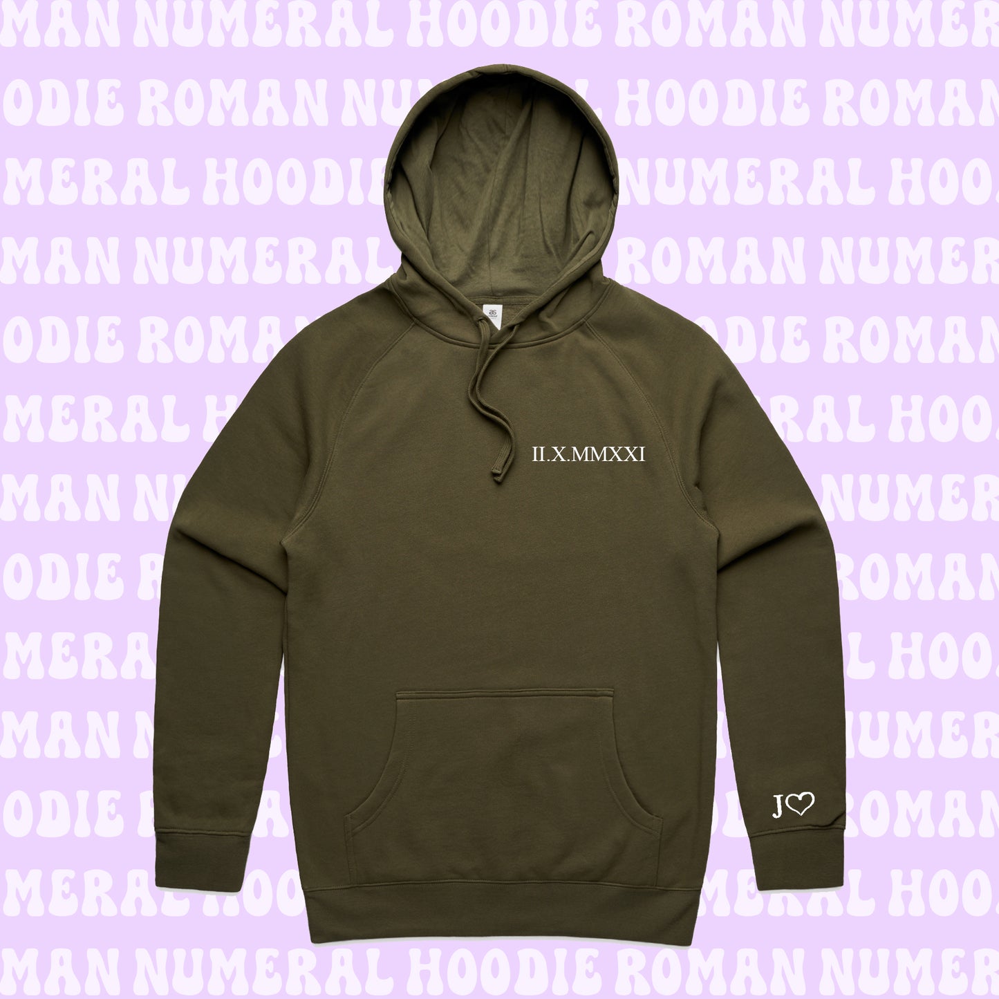 Roman Numeral Hoodie