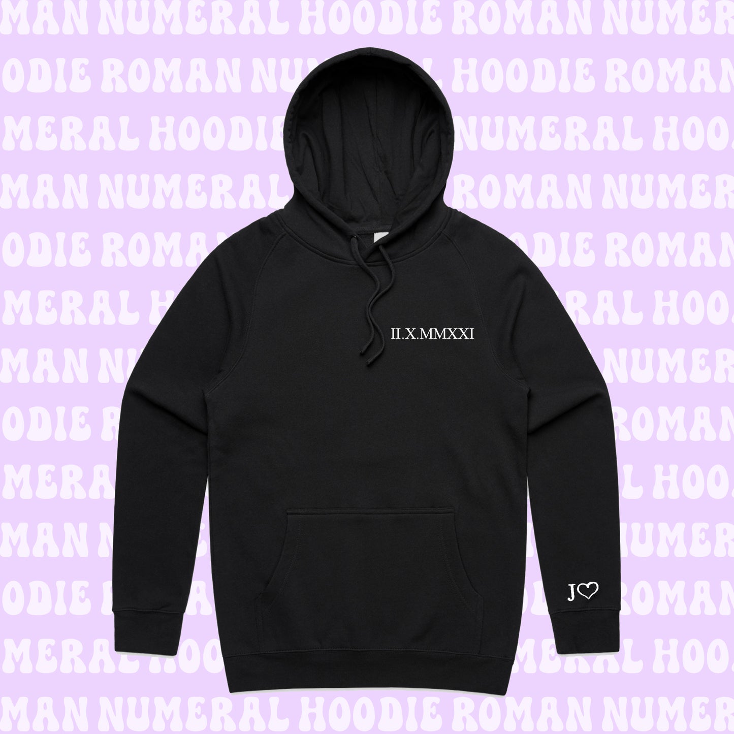 Roman Numeral Hoodie