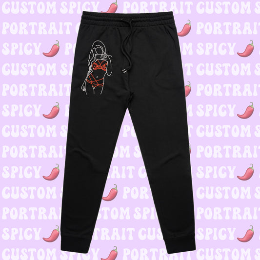 Embroidered 🌶️ Sweatpants