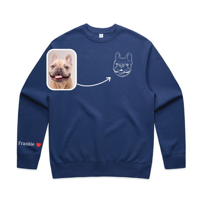 Outline Print Crewneck