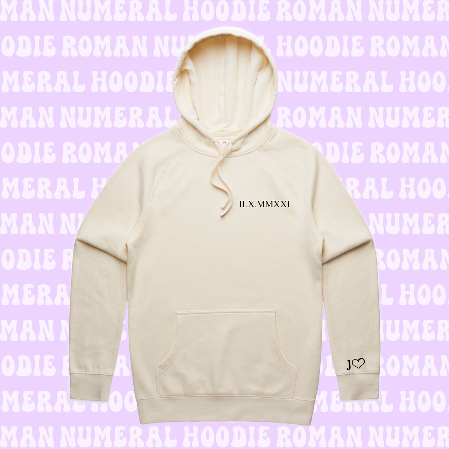 Roman Numeral Hoodie