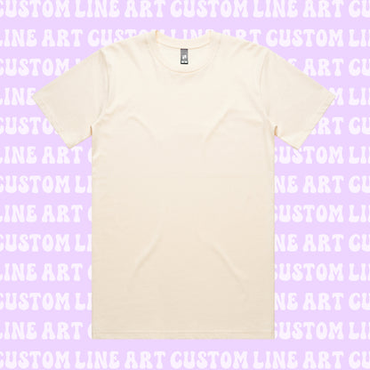 Custom Line Art Tee