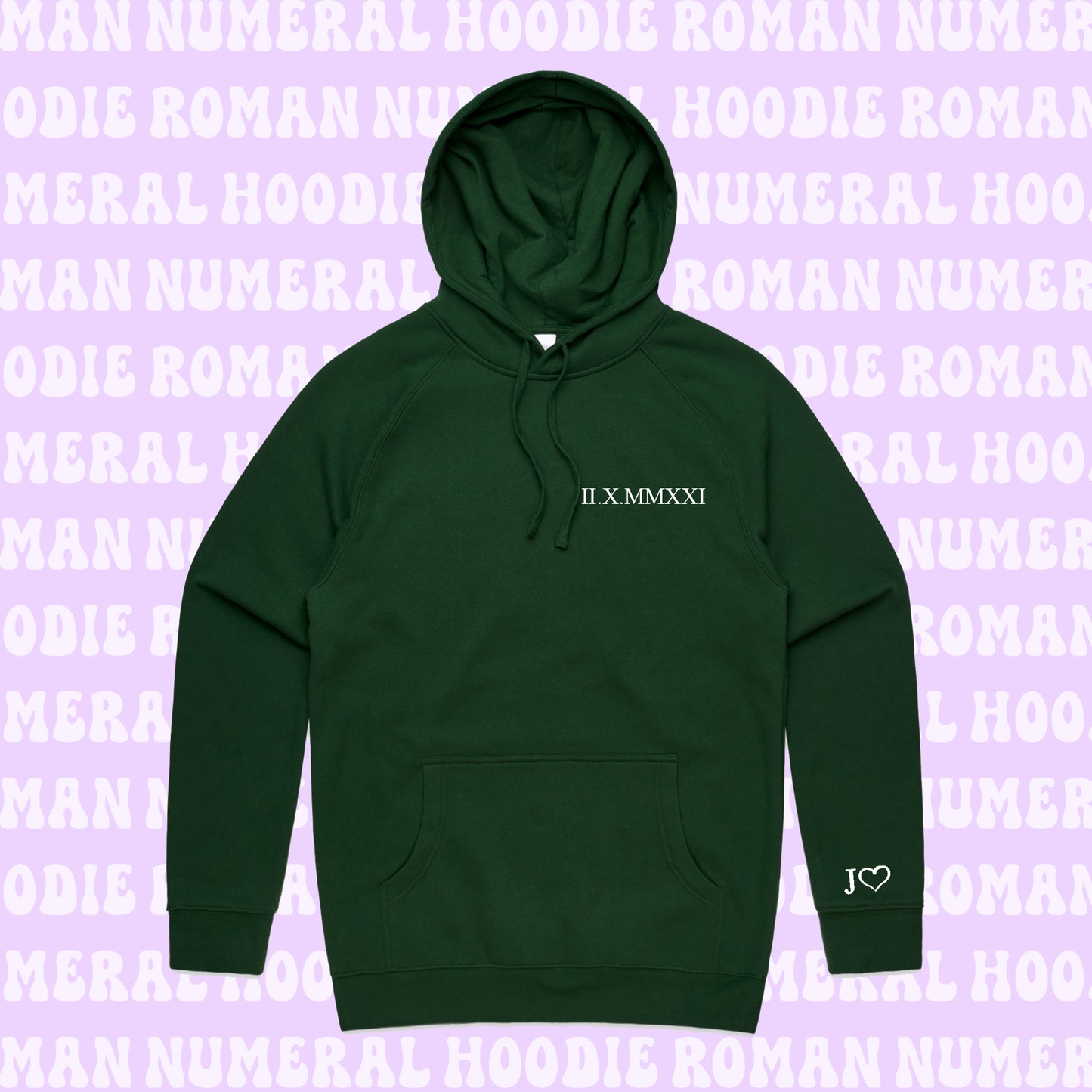 Roman Numeral Hoodie