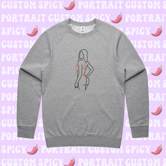 Embroidered Spicy 🌶️ Crewneck