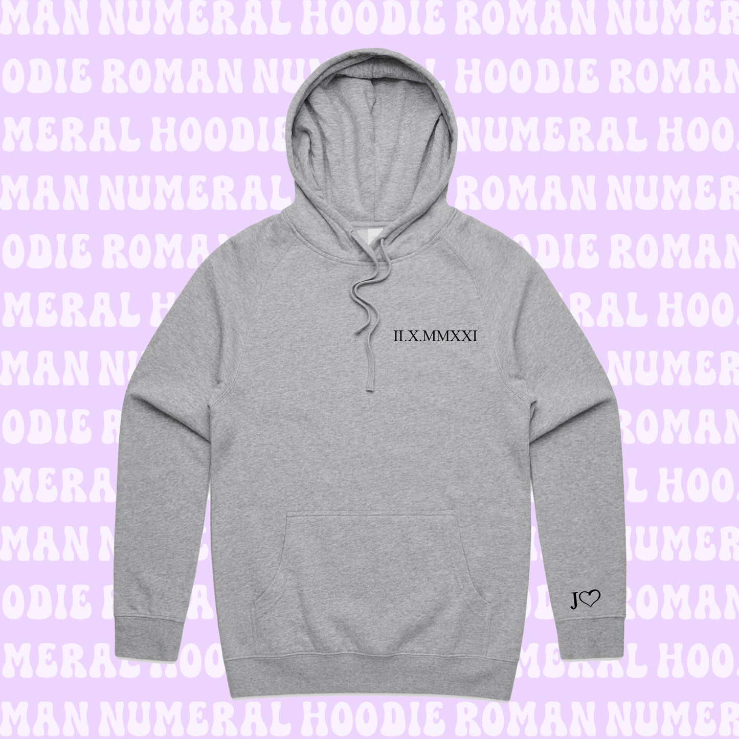 Roman Numeral Hoodie