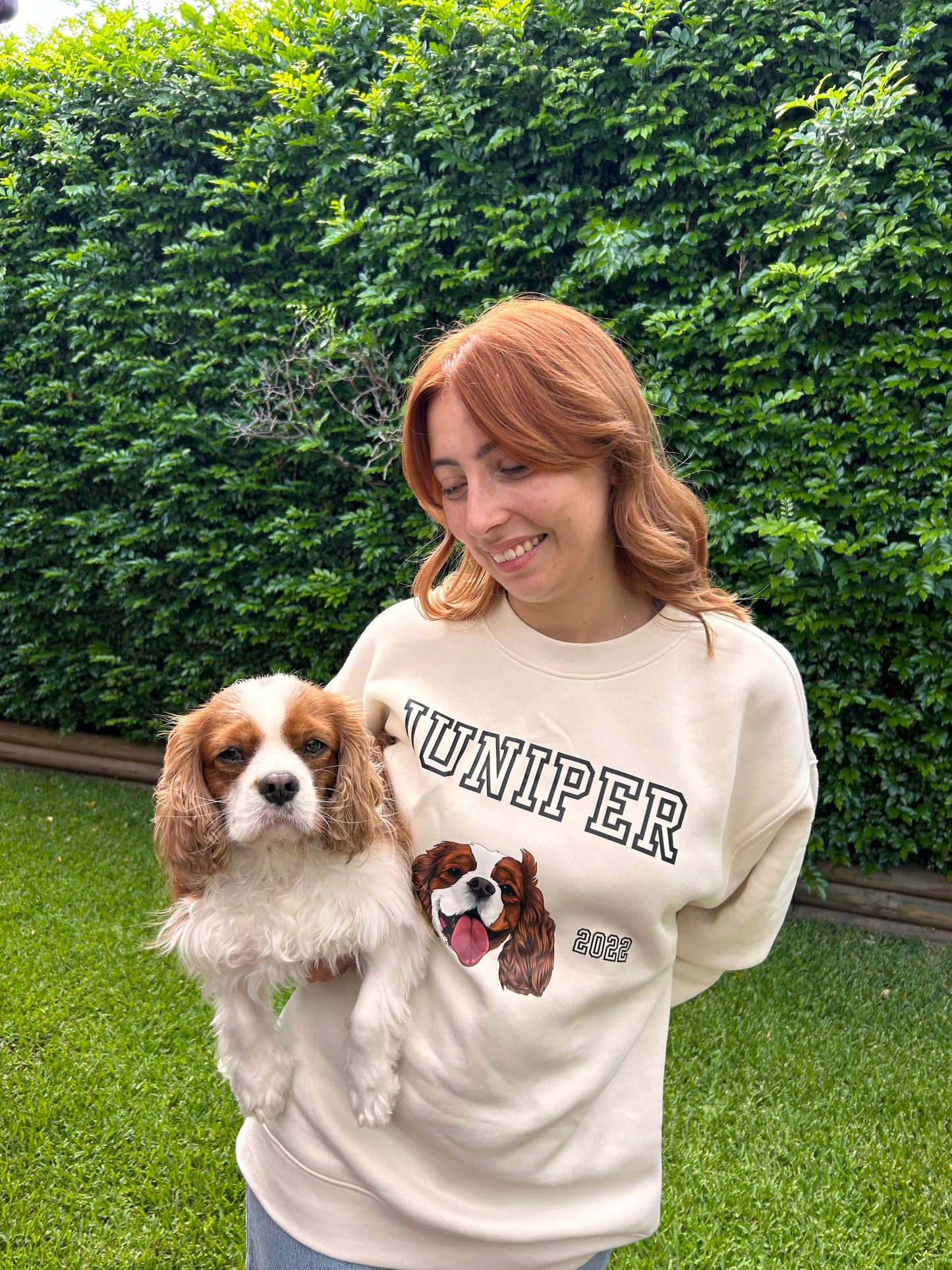 Varsity Print Crewneck