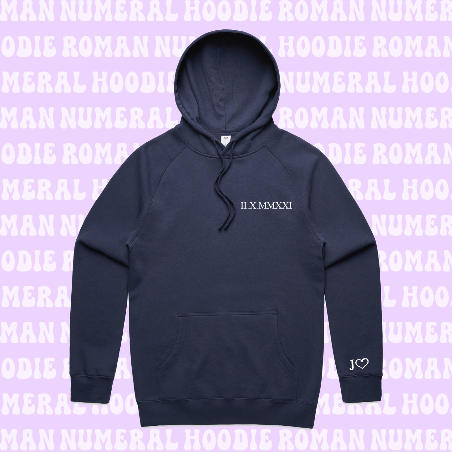 Roman Numeral Hoodie