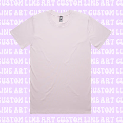 Custom Line Art Tee