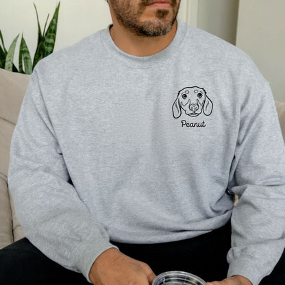 Outline Print Crewneck