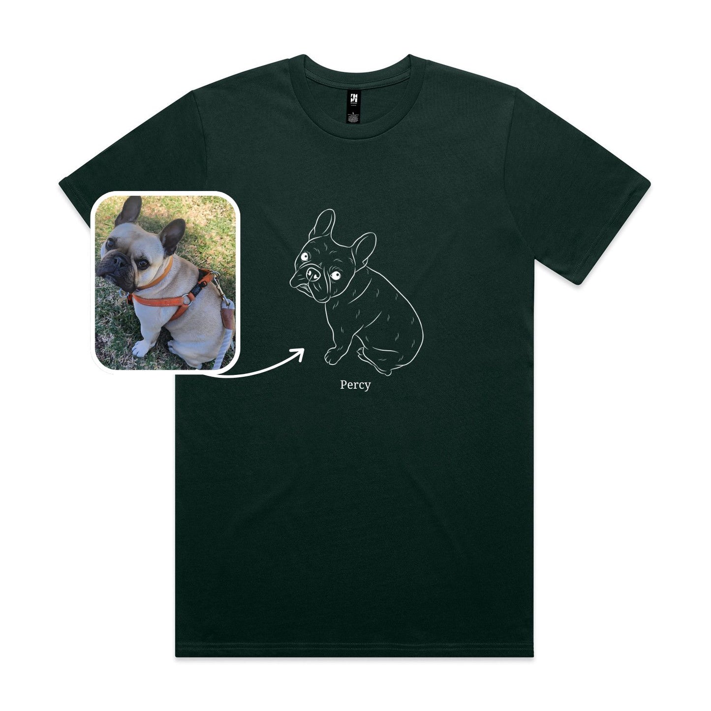 Outline Print Tee