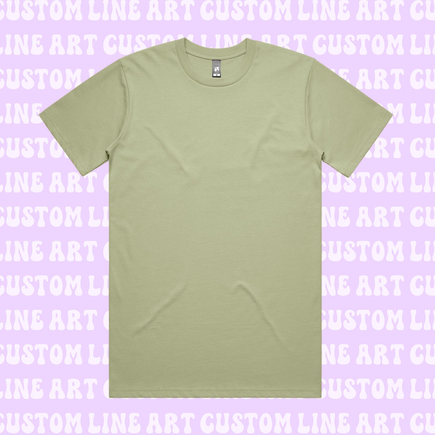 Custom Line Art Tee