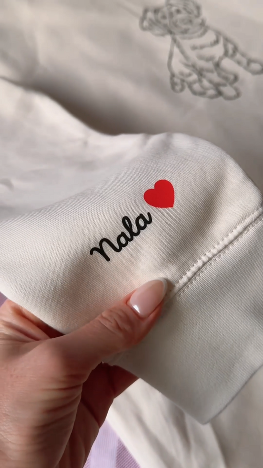 Outline Print Crewneck