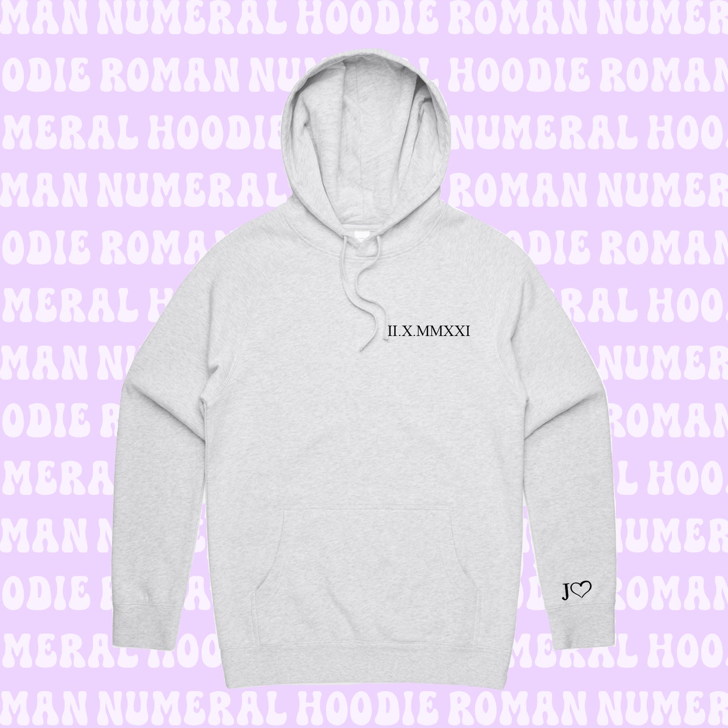 Roman Numeral Hoodie