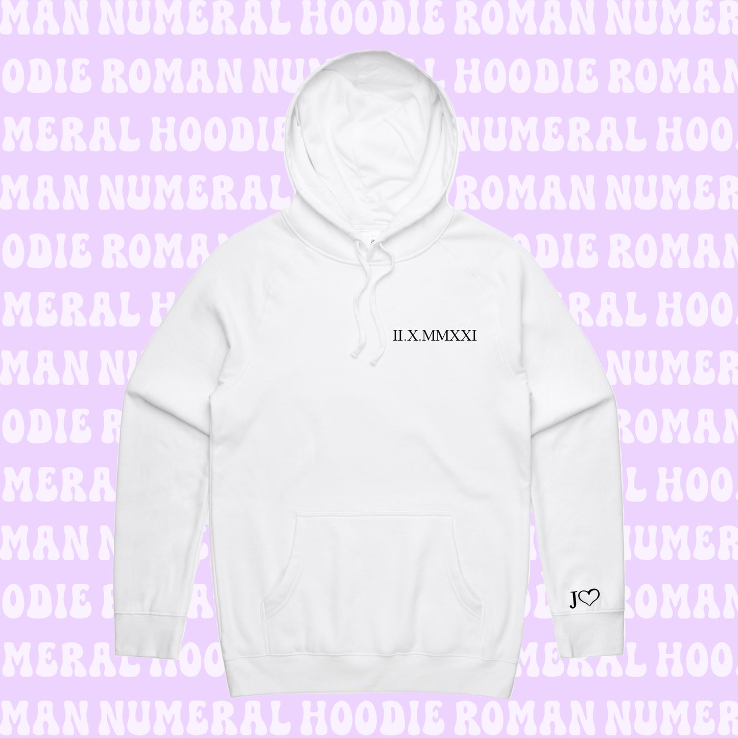 Roman Numeral Hoodie