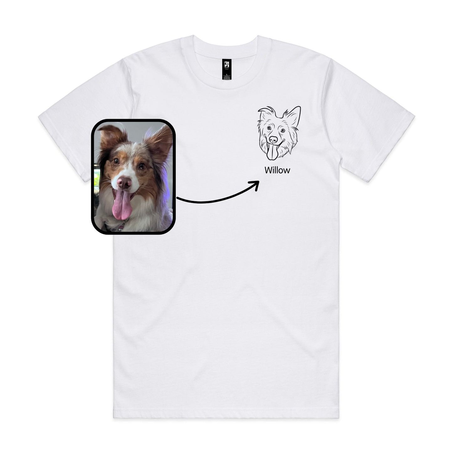 Outline Print Tee