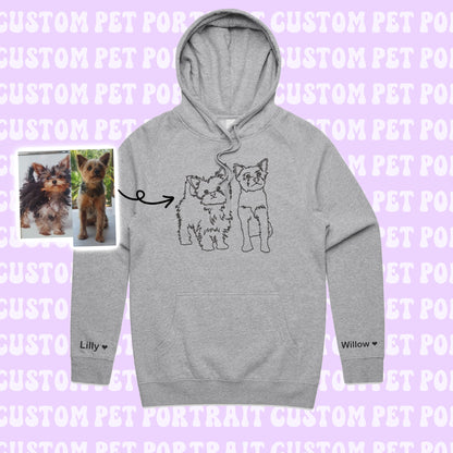 Outline Kids Hoodie🐾