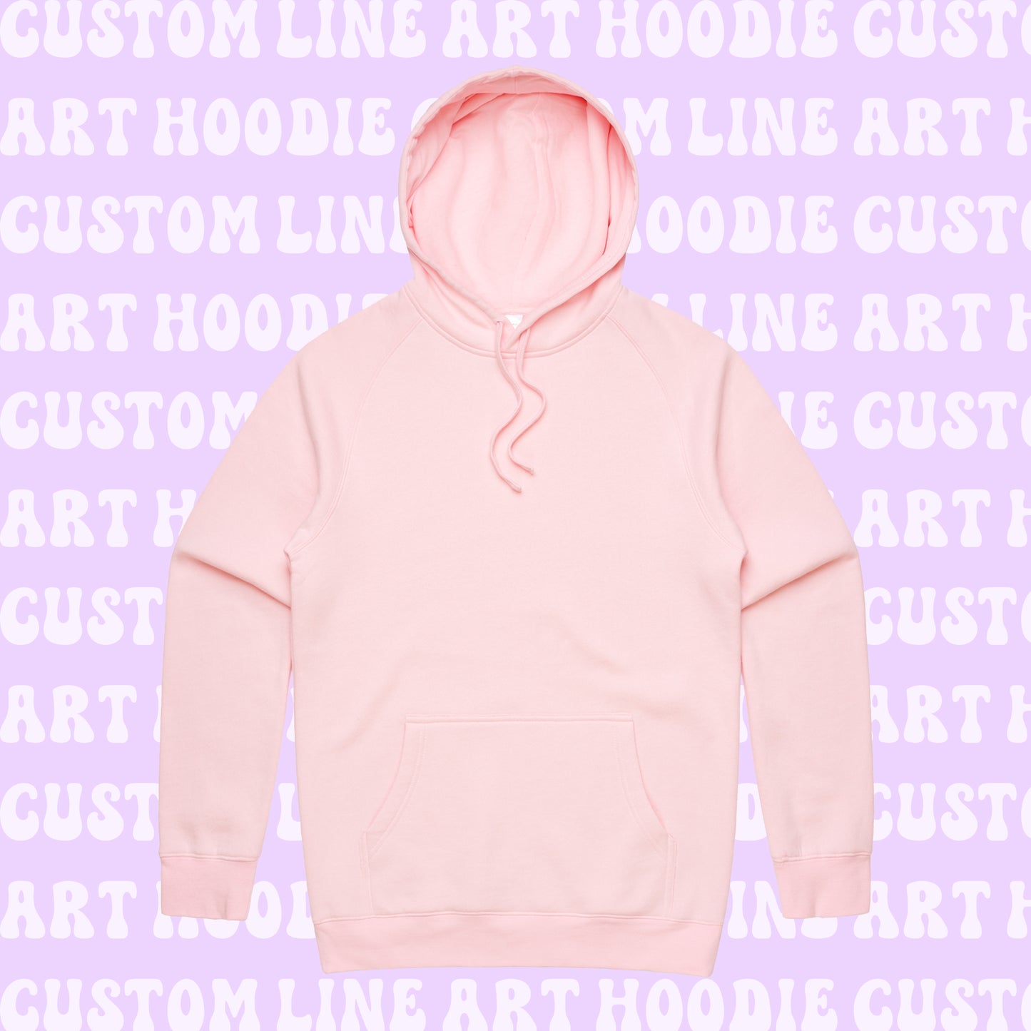 Embroidered Line Art Hoodie